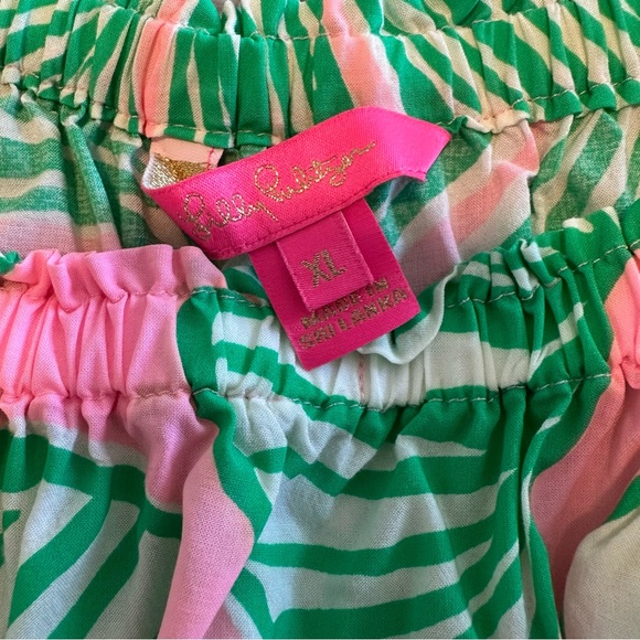 Lilly Pulitzer Green and Pink Blouse - Picture 3 of 3